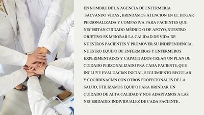 agencia de enfermeras Salvando vidas